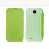New product for samsung galaxy s4 i9500 transparent pc leather cover case