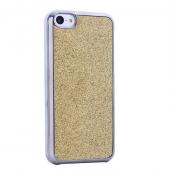 for iphone 5c hard case chrome pc and glitter cover 